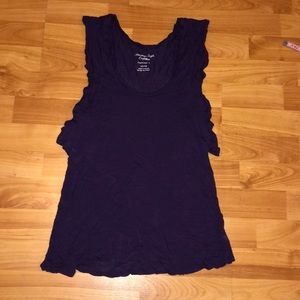 American eagle purple festival t tank top
